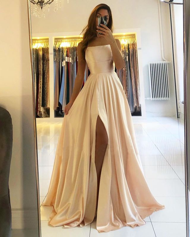 2022 Blush Pink Prom Dress Sweetheart Long Floral Backless High Slit Tulle  A-Line Formal Evening Gown Robes De Soirée - AliExpress